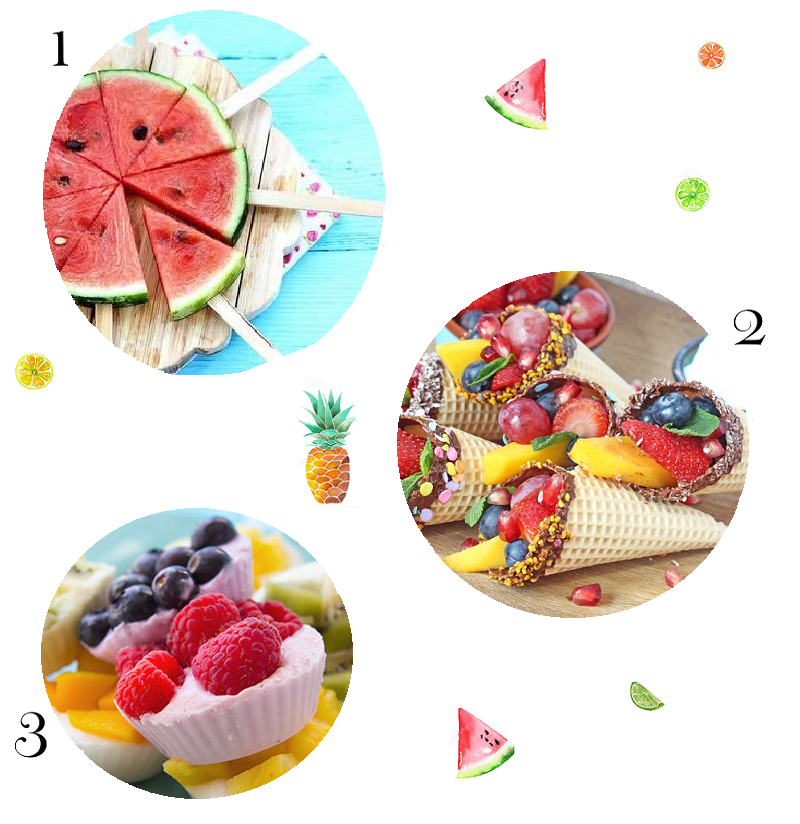 Fruitige zomerse snacks