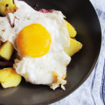 Ovenschotel aardappel – gehakt – groentjes