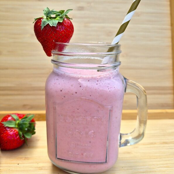 Smoothie aardbei banaan