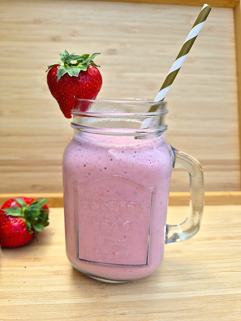 Smoothie aardbei banaan